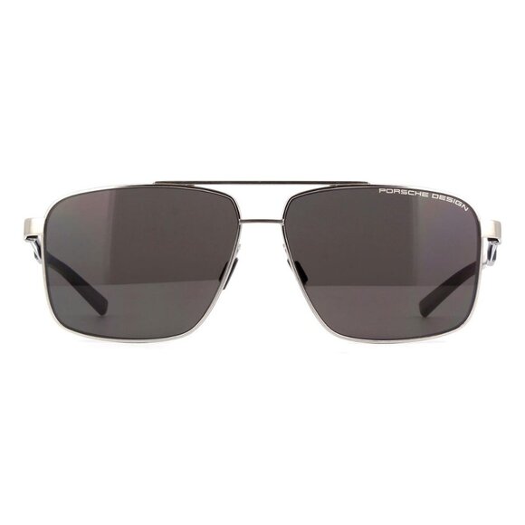 New PORSCHE DESIGN Silver Polarised Square P8844 D Sunglasses Women - Picture 2 of 4